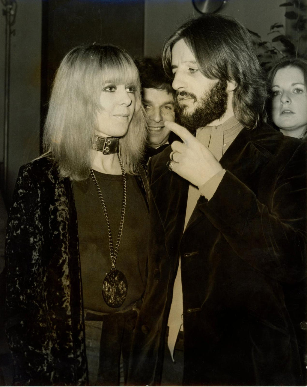 Ringo Starr and Maureen Starkey photograph 1969