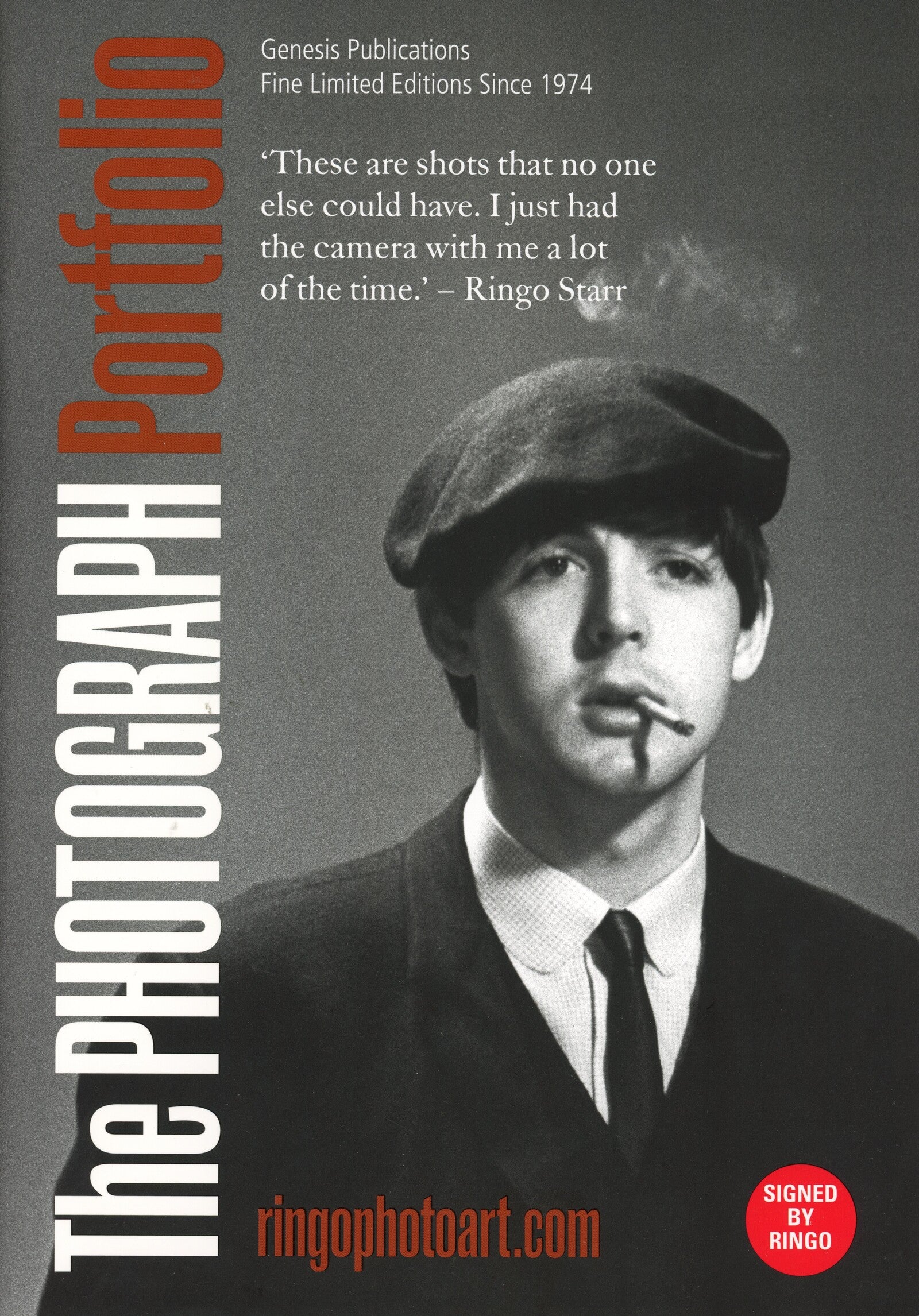 Genesis publication Ringo Starr Photograph collector’s edition 2013
