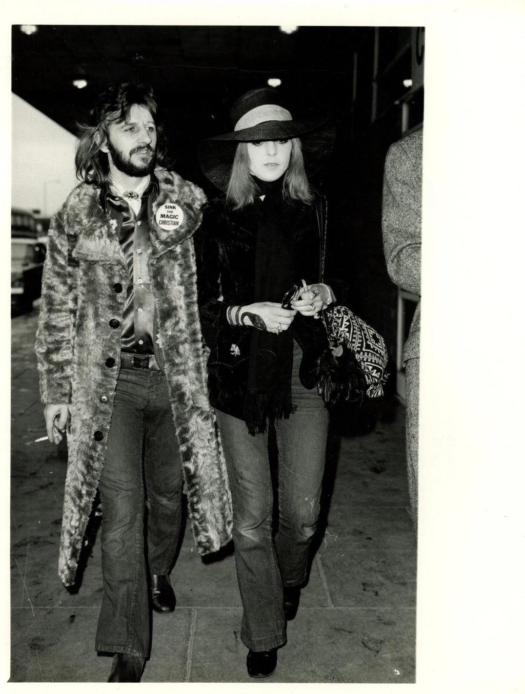 Ringo Starr Heathrow Airport photograph 1970