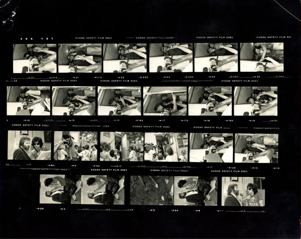 Ringo Starr 1984 4th of July concert contact sheets