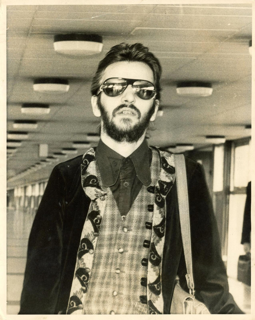 Ringo Starr London Airport photograph 1972 75