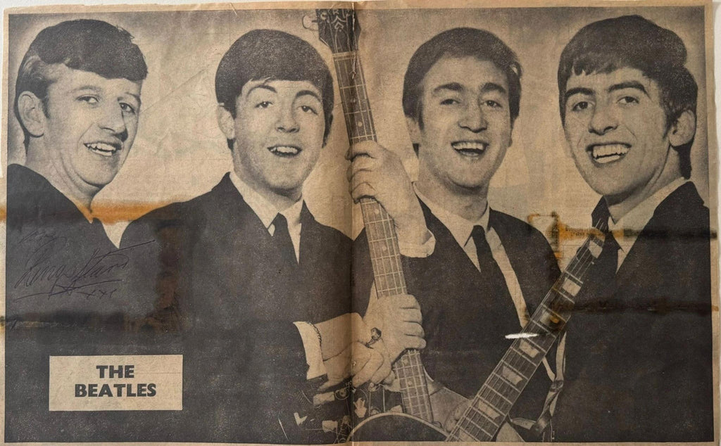 Ringo Starr 1963 Liverpool autograph