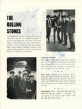 The Rolling Stones Autographed 1964 Tour Programme
