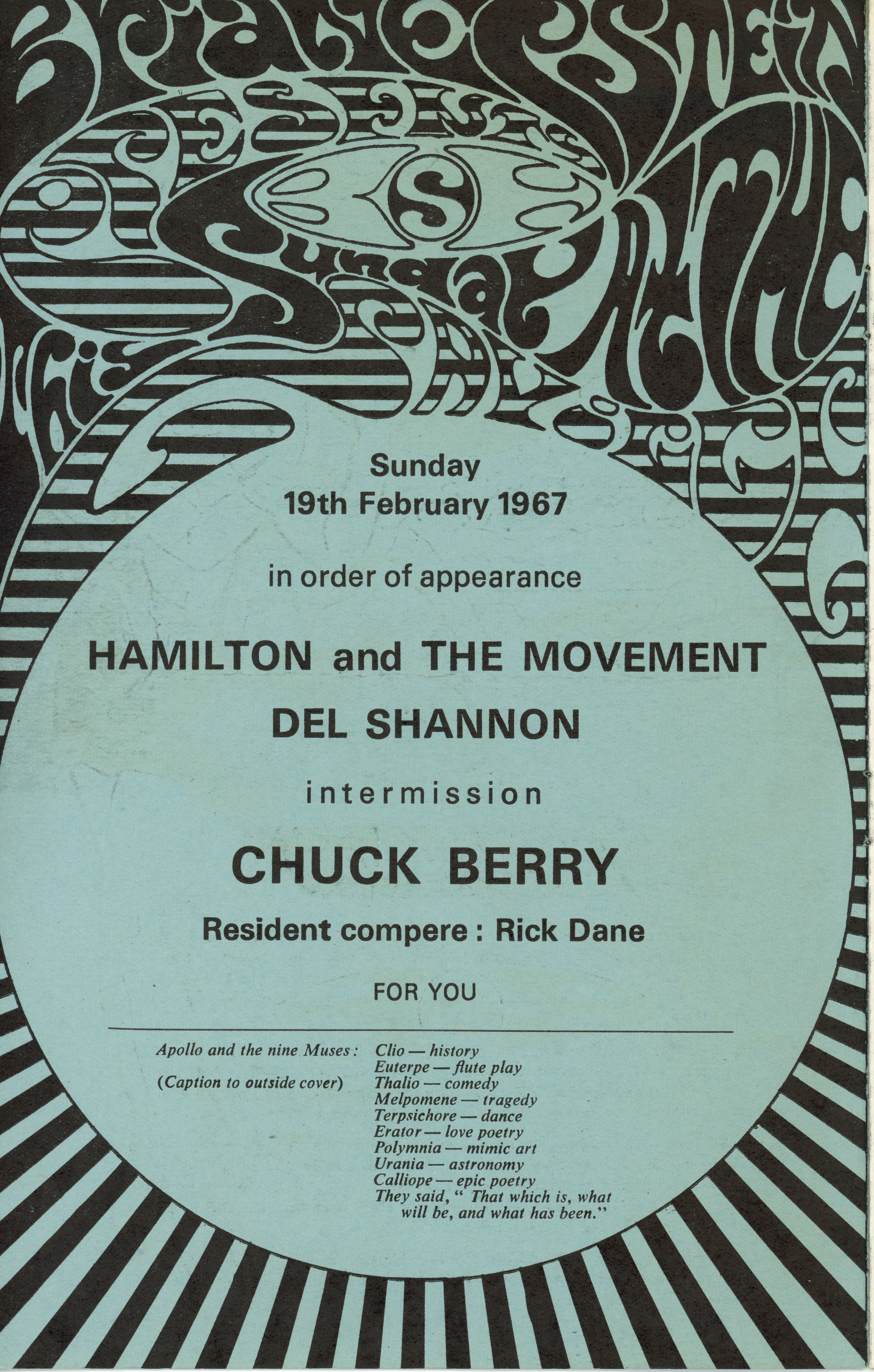 Chuck Berry Saville Theatre Programme 1967
