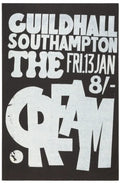 Cream Southampton concert poster 1967