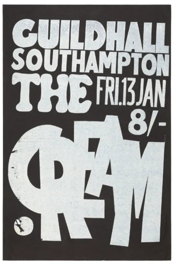 Cream Southampton concert poster 1967
