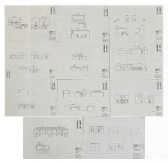 John Lennon Tittenhurst Park Architectural drawings 1980s