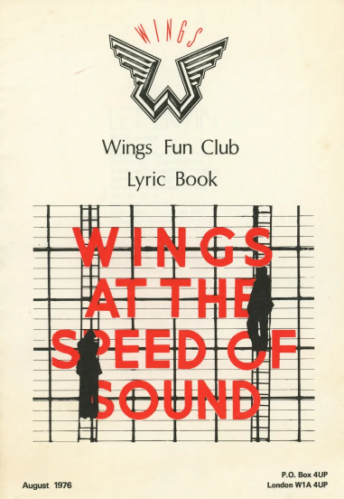 A collection of Paul McCartney and wings Fun Club Booklets 1976