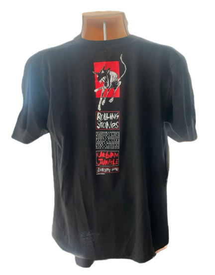 Rolling stones Urban Jungle tour T-shirt Europe 1990 Tongue Logo