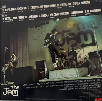 The Jam Signed “This is the Modern World” album