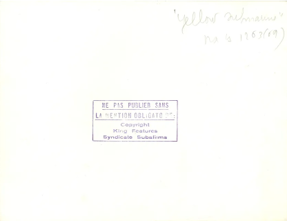 The Beatles Yellow Submarine animation photograph 1968