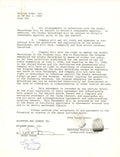 Stevie Wonder Fingerprint signed Welcome Home Concert contract 1986