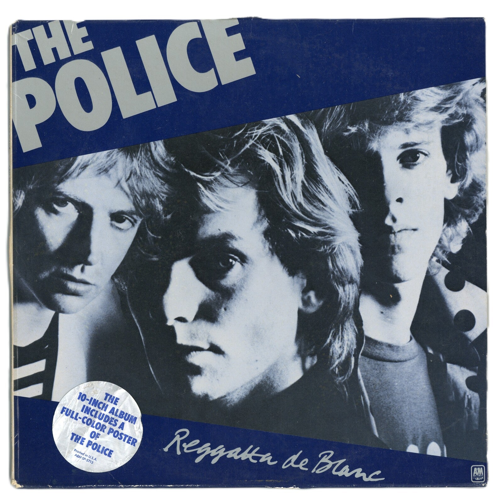 Stewart Copeland signed Reggatta de Blanc poster