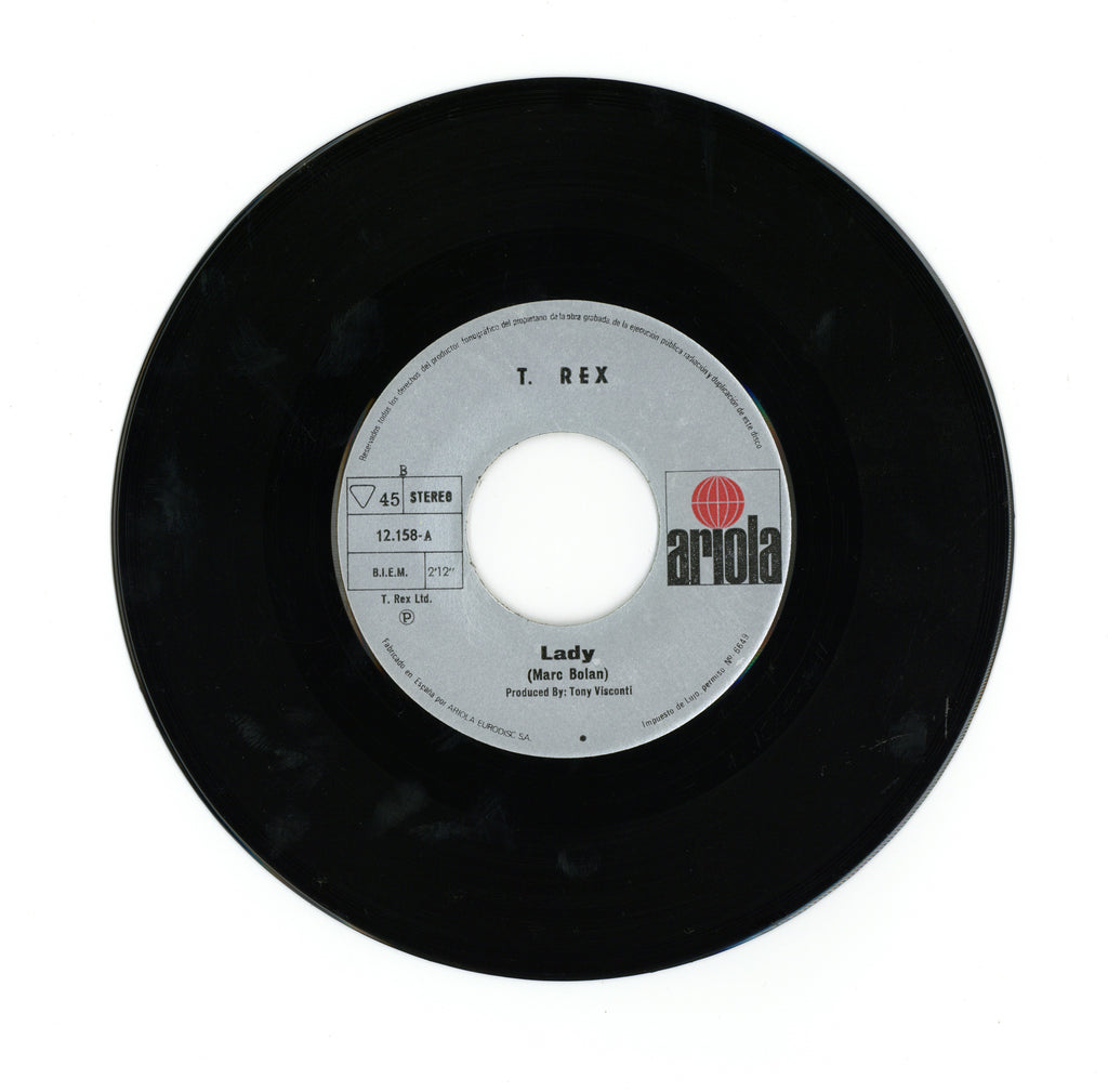 T. Rex “Metal Guru” 1972 Spanish 7” vinyl single