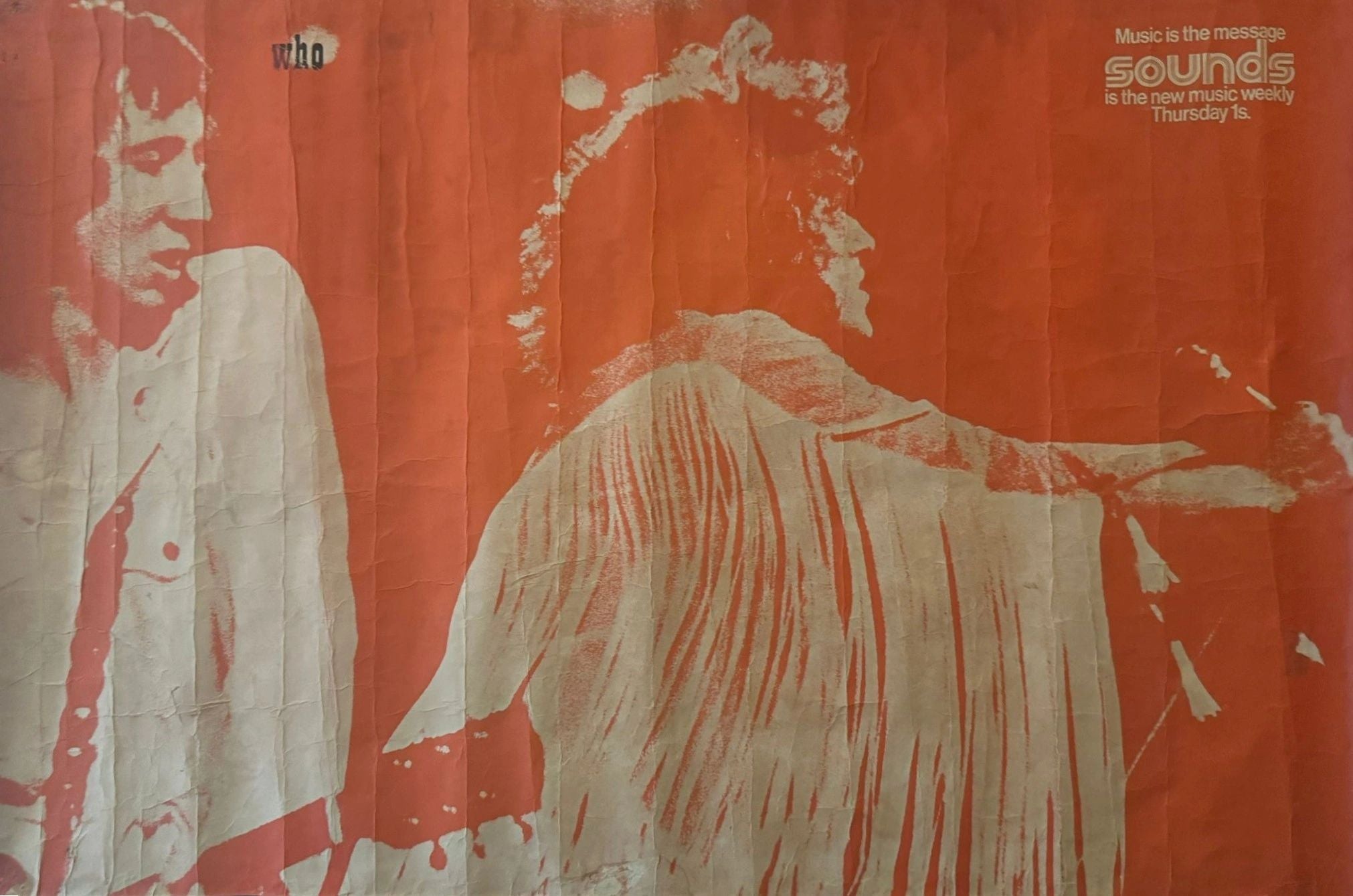 The Who Sounds Newspaper poster