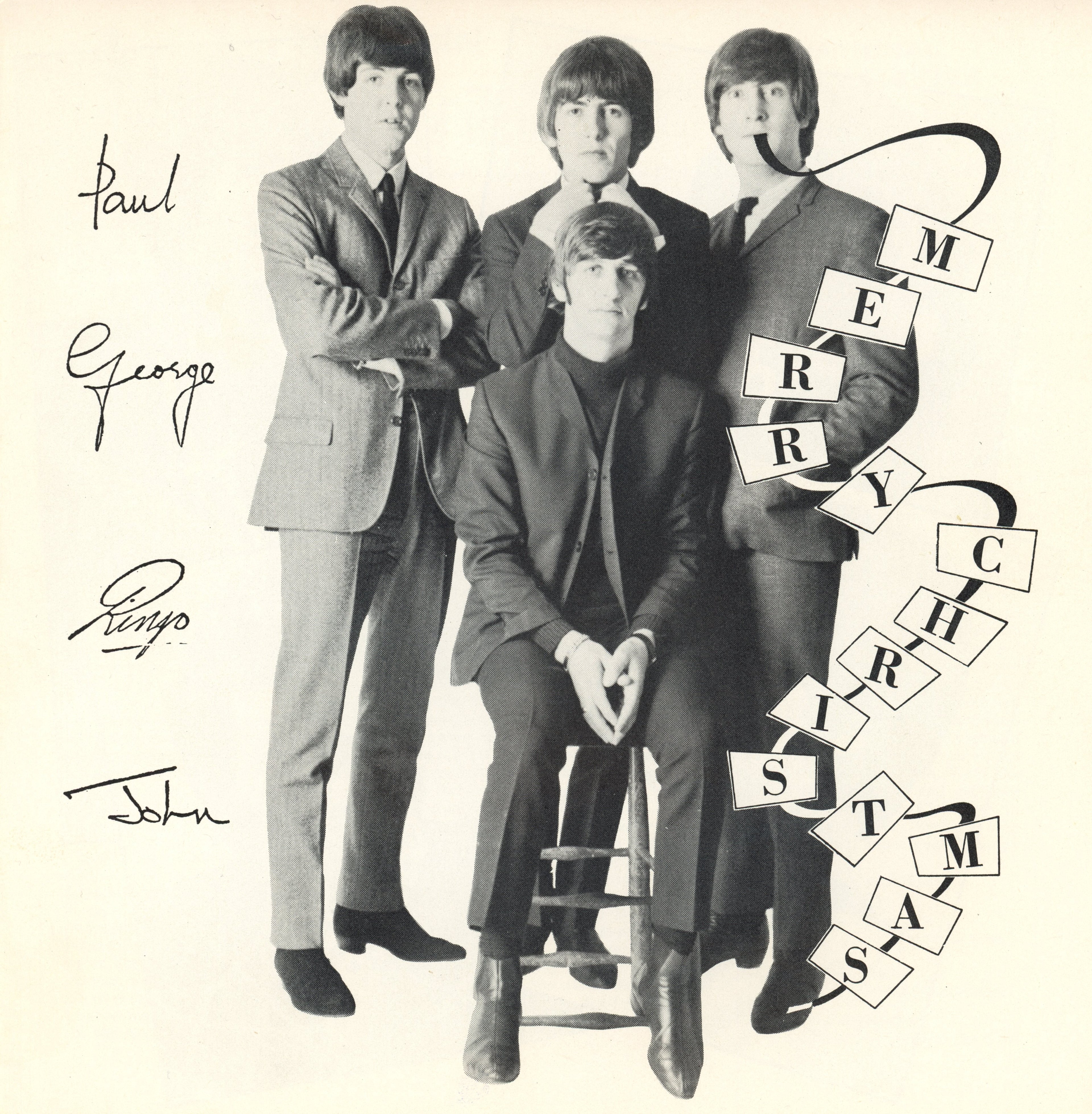 The Beatles 1964 Christmas Flexi Record with mailer and inserts