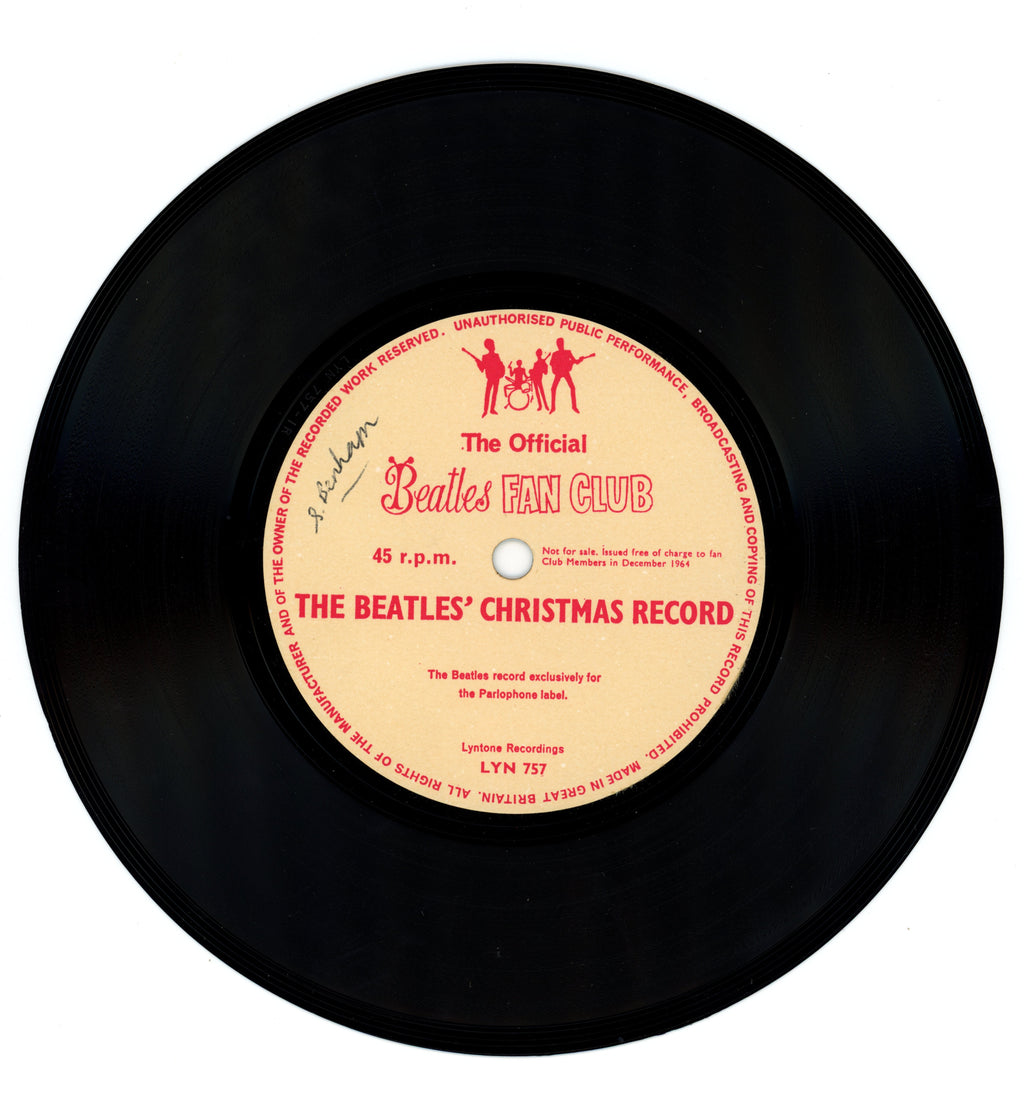 The Beatles 1964 Christmas Flexi Record with mailer and inserts