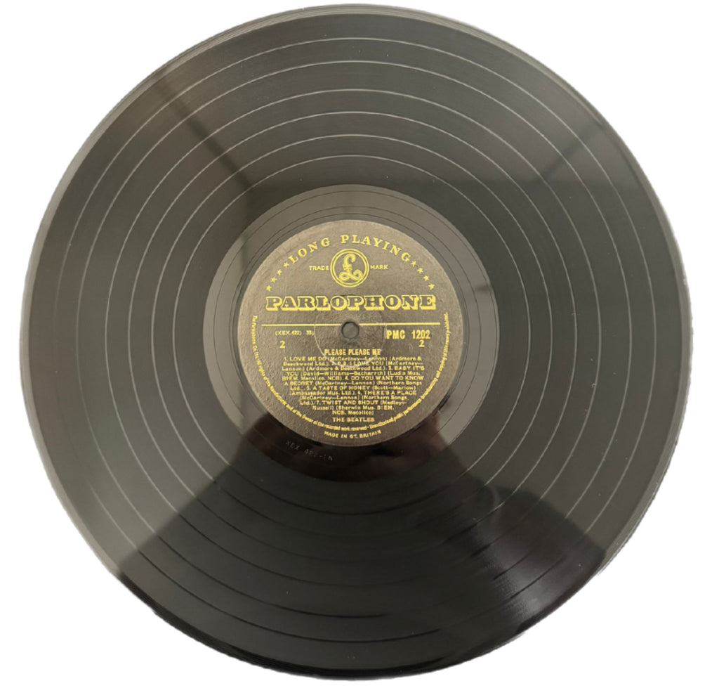 The Beatles Please Please Me Mono Black and Gold Factory Sample 1963