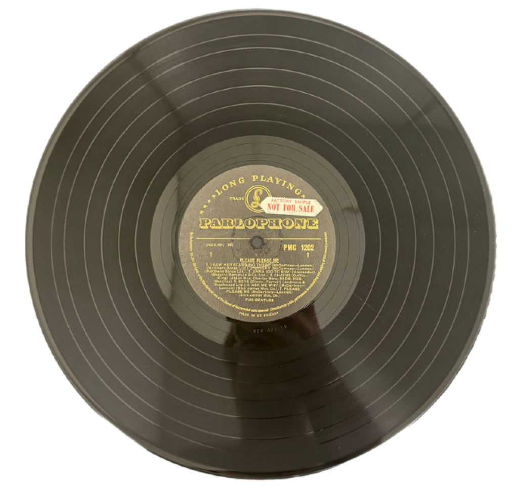 The Beatles Please Please Me Mono Black and Gold Factory Sample 1963