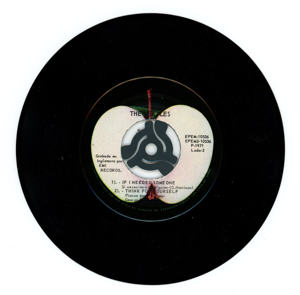 The Beatles “Don’t Bother Me / Taxman” Mexican pressing 1971