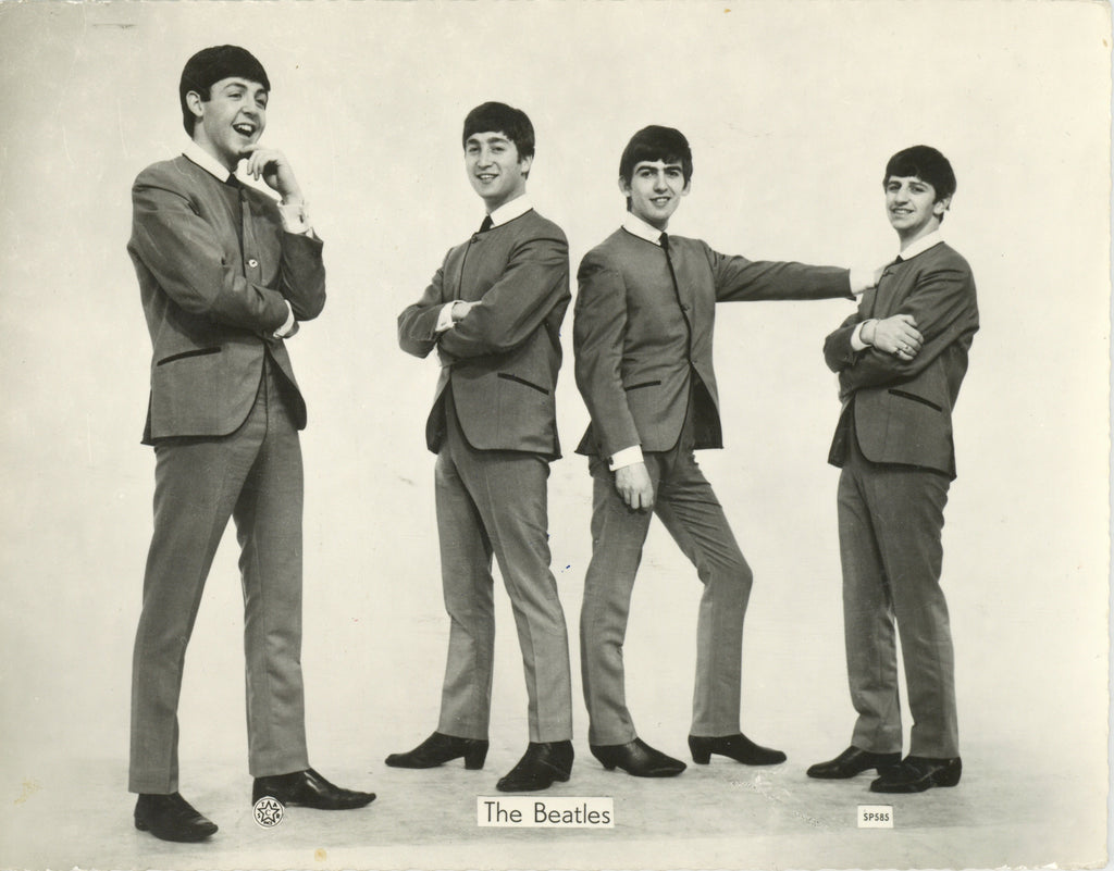 The Beatles signed starpics promotional card 1963