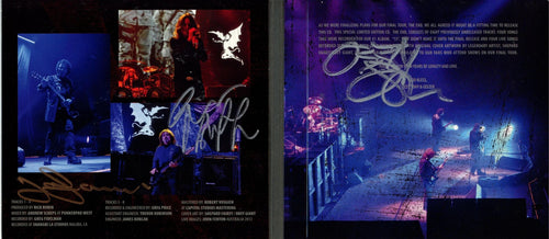 Black Sabbath The End signed CD