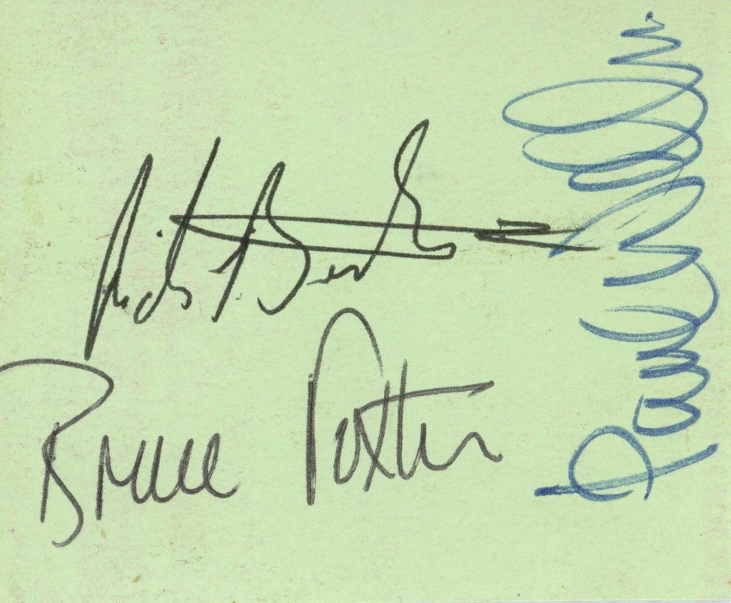 The Jam Signed Handbill 1970s