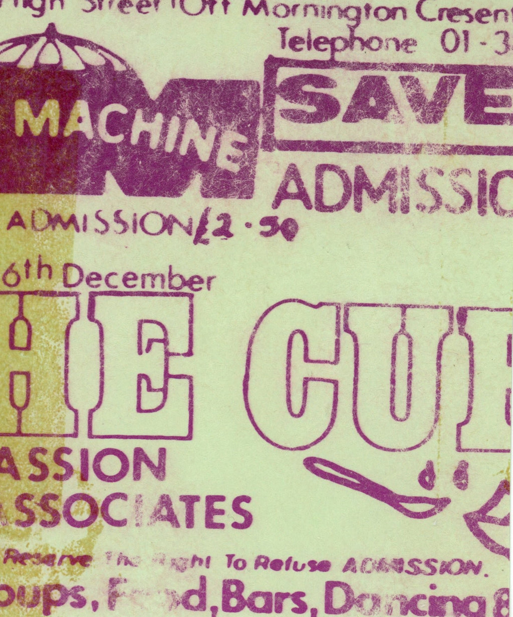 The Jam Signed Handbill 1970s