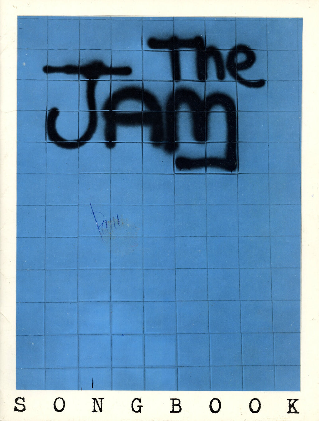 The Jam signed songbook 1977