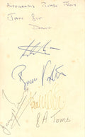 The Jam Signed Menu Card 1982