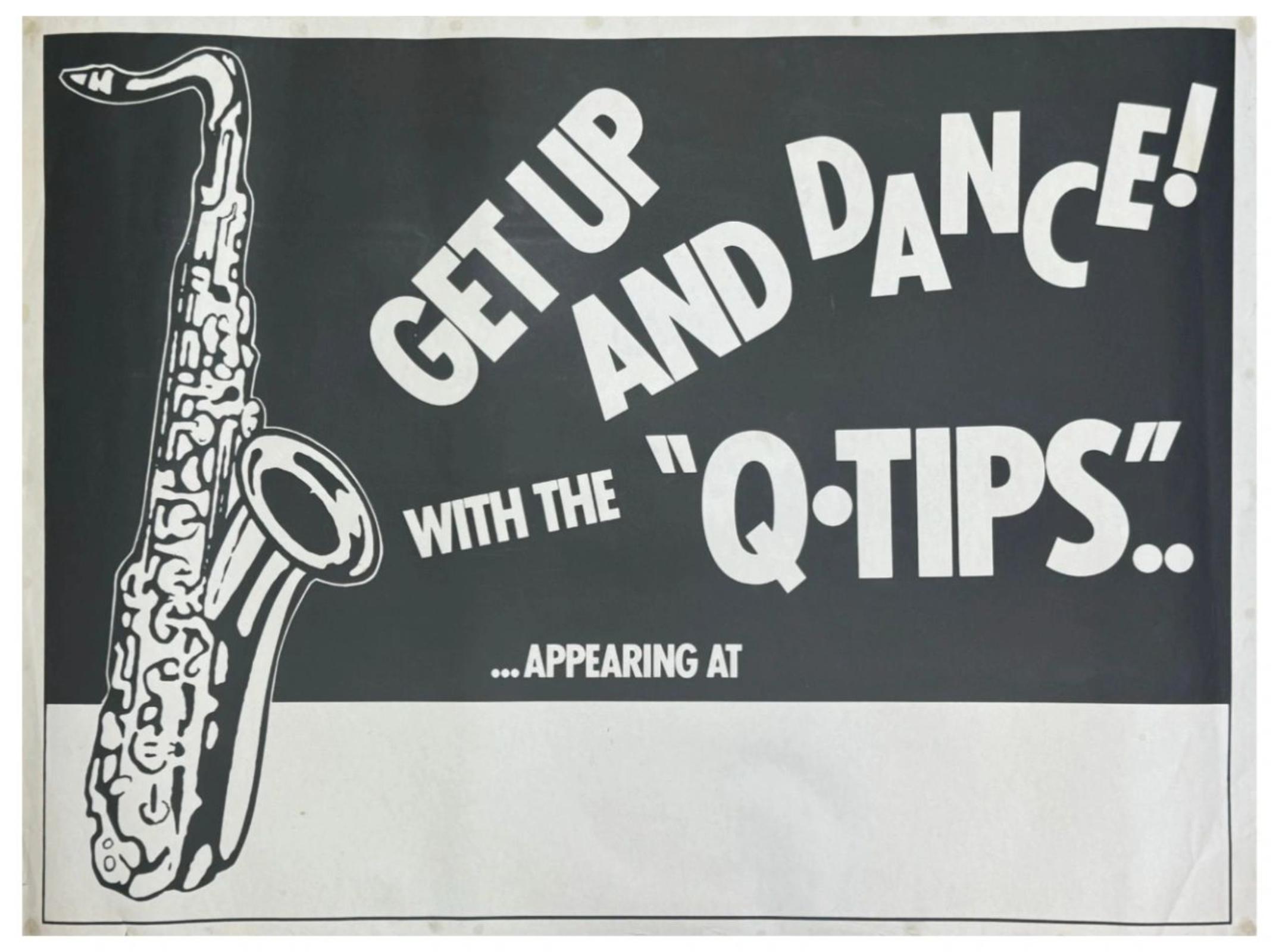 The Q-Tips unused concert poster