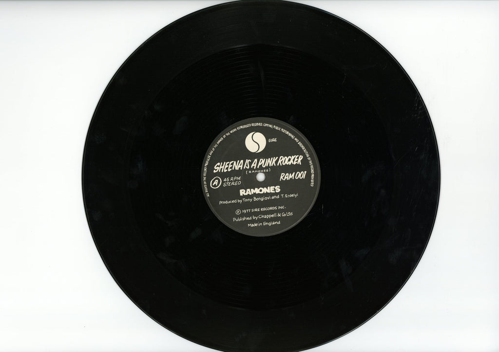The Ramones Signed “Sheena is a Punk Rocker” 12” single 1977