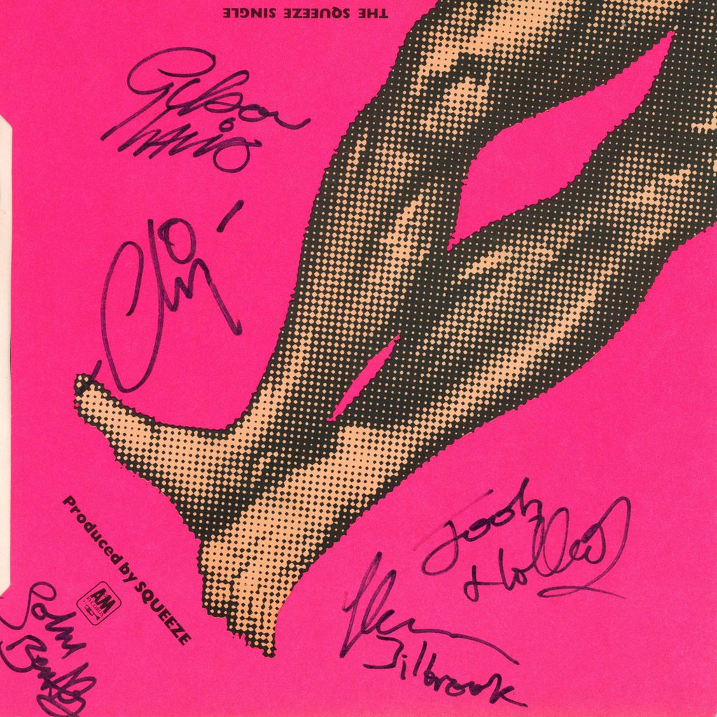 Squeeze signed “Take Me, I’m Yours” single