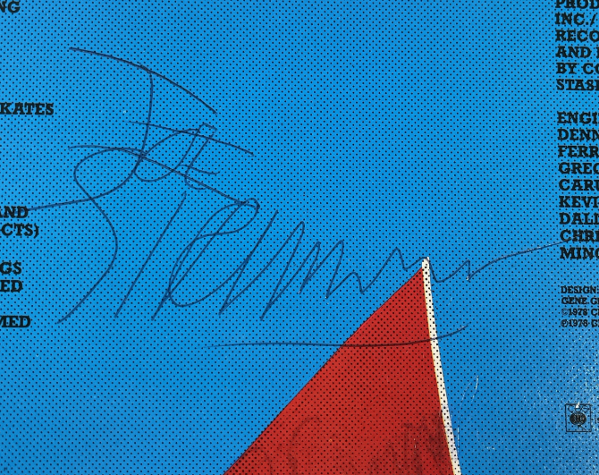 The Clash signed “Give Em Enough Rope” album