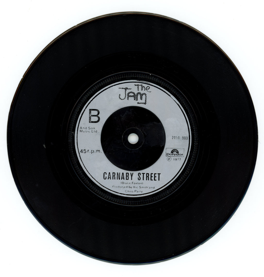 The Jam signed “All Around The World” 7” single