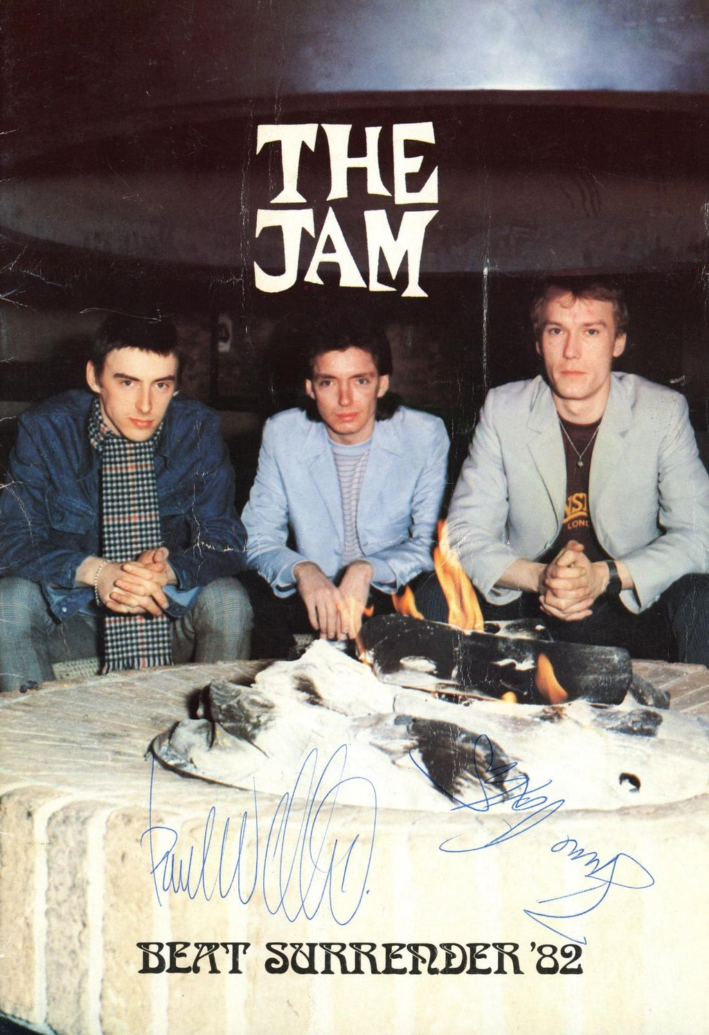 The Jam signed Beat Surrender 82 tour programme