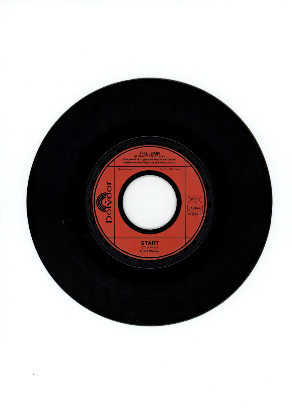 The Jam Signed “Start” Japanese single
