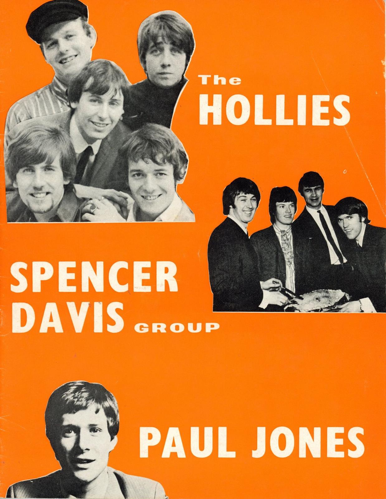 Spencer Davis group 1966 concert programme