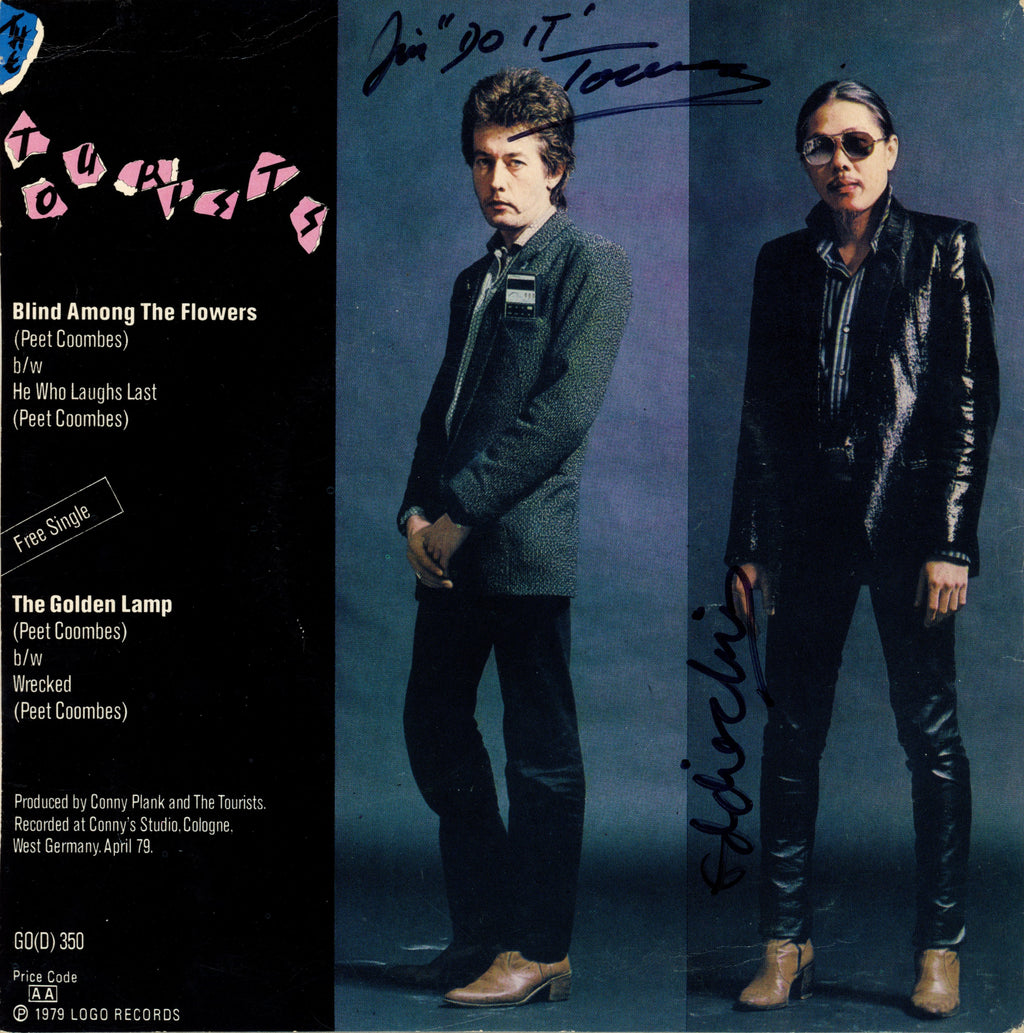 The Tourists signed “Blind Among The Flowers” single 1979