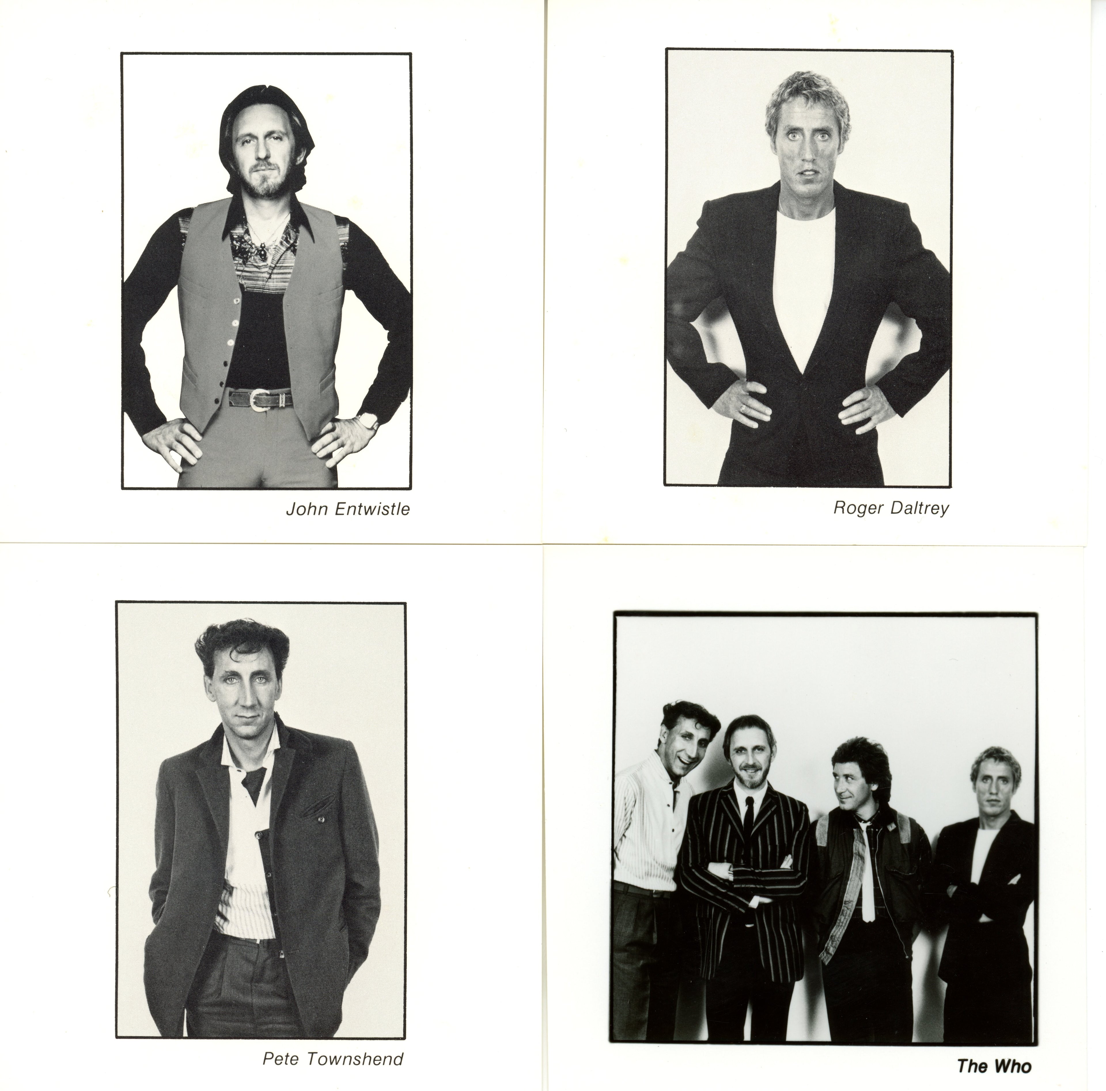 The Who “Its Hard” 1982 USA press kit