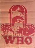 The who and James Gang fold out concert poster 1970