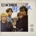 U2 Signed October LP