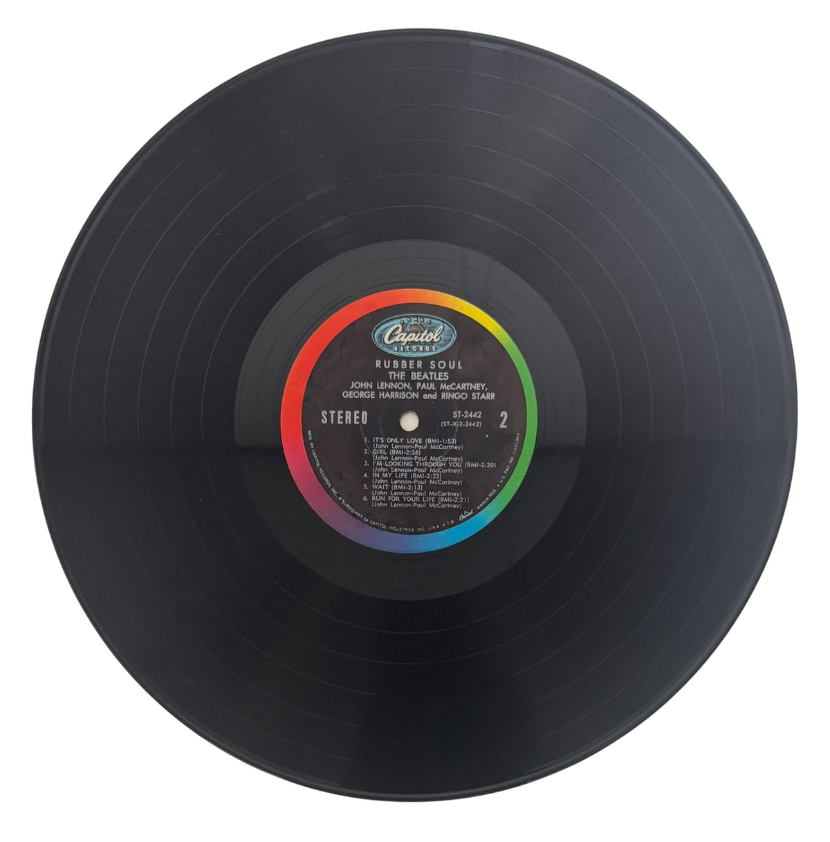 The Beatles Rubber Soul Scranton Pressing Plant 1966
