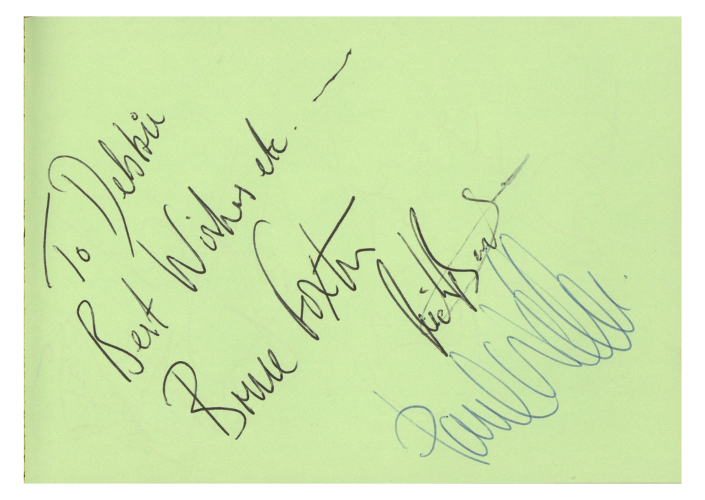 Queen Rainbow Theatre autographs 1979