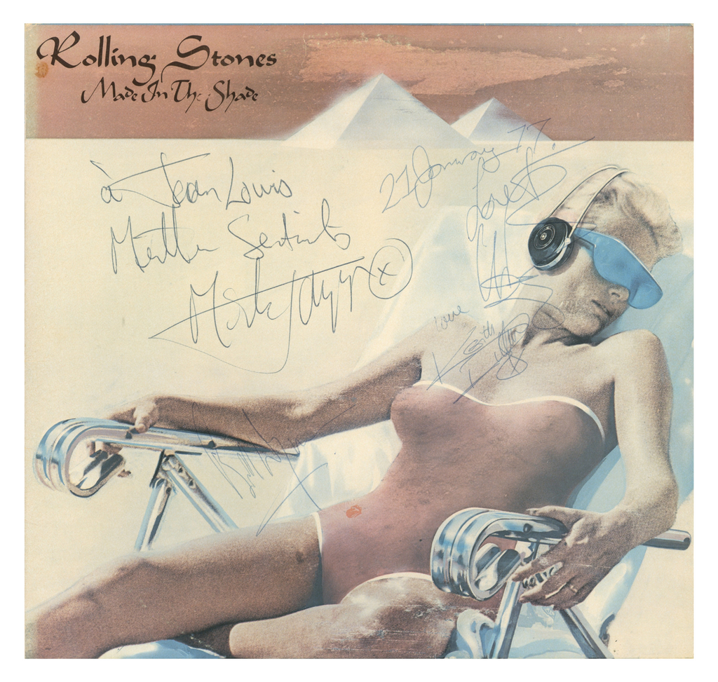 The Rolling Stones Signed “The Rolling Stones 1975 compilation album”