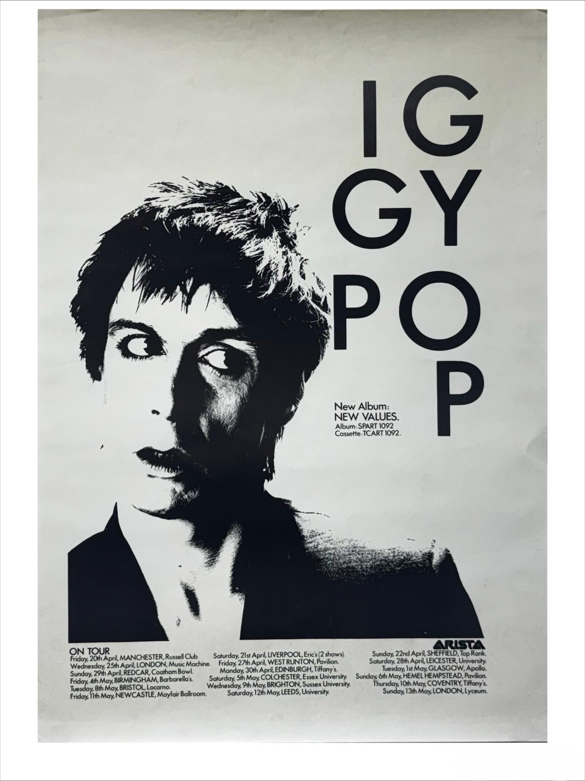 Iggy Pop promotional poster 1979