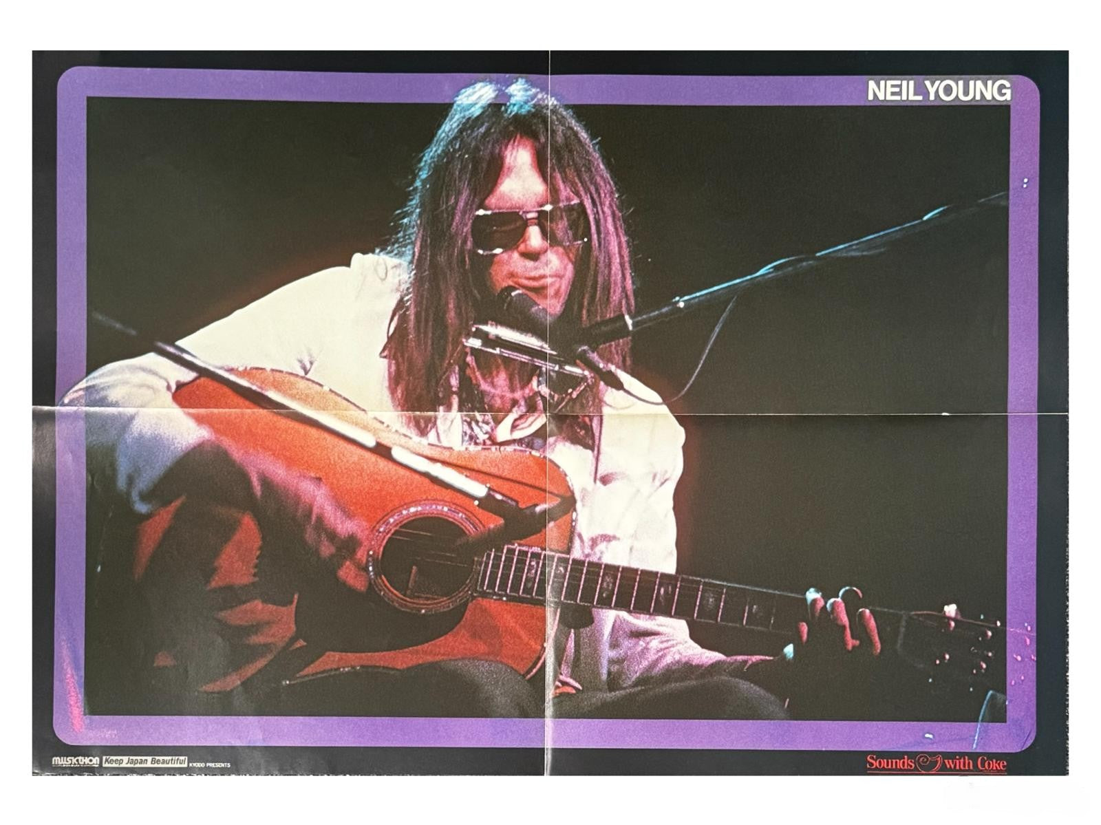 Neil Young Crazy Horse 1976 Tour Programme and Poster
