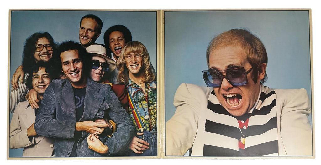 Elton John Signed “Blue Moves” album