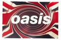 Oasis Union Jack Swirl poster signed by Tony French