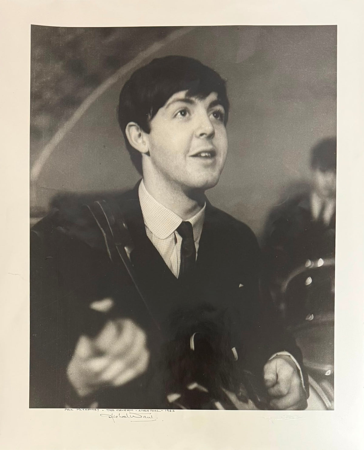 Michael Ward Signed Paul McCartney Cavern Club Photographic Print